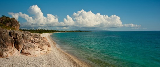 Beach close to Sadhana Forest Haiti