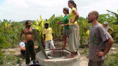 Drawing water from the well