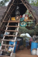 Recycling hut
