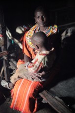Samburu women with child