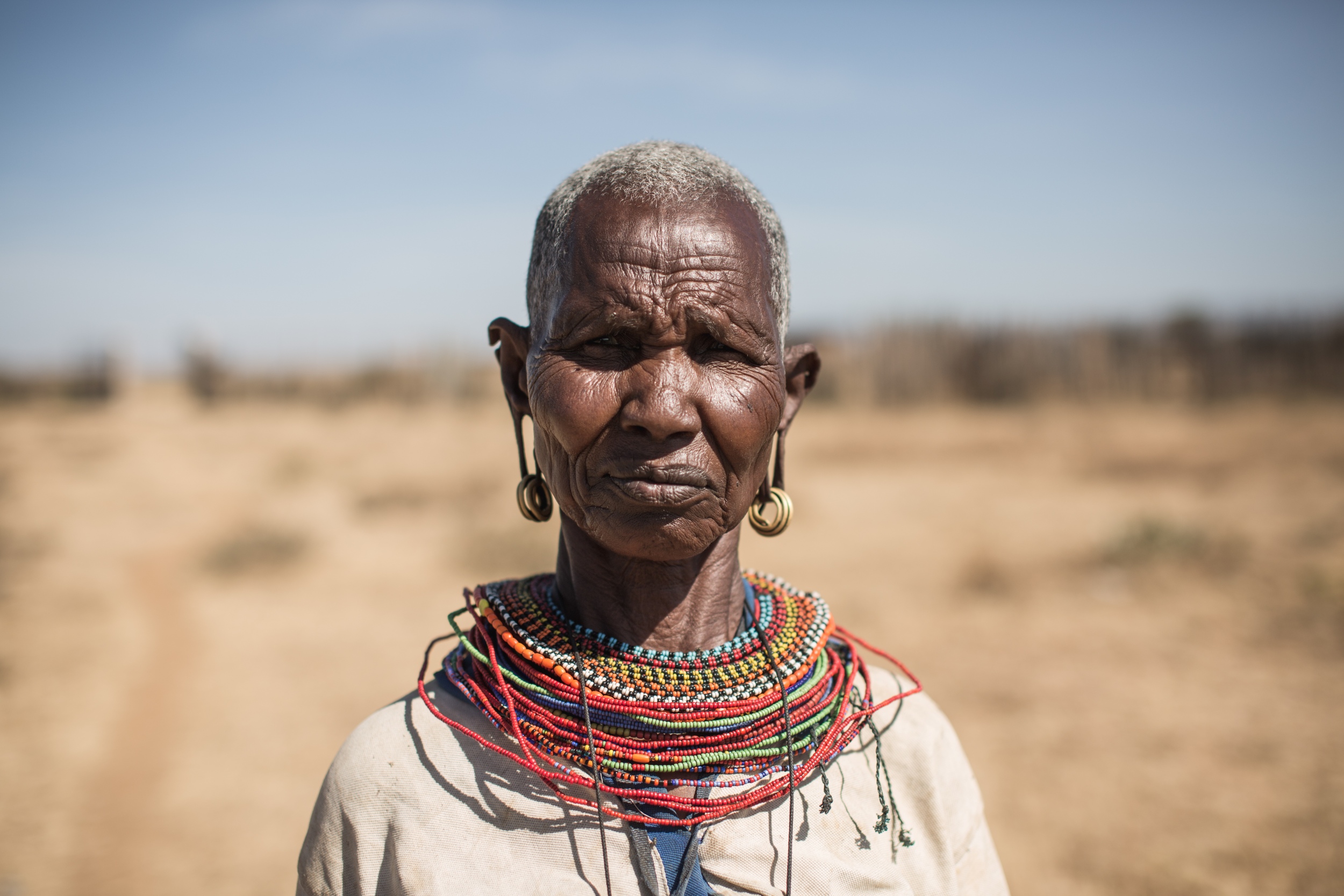 Older Samburu woman